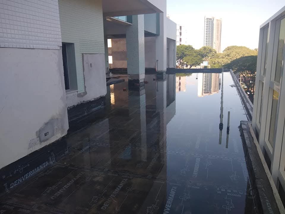 impermeabilização de laje do lazer e piscina